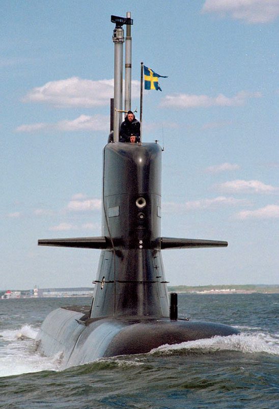 Ruotsin sukellusvenease Itämerellä - Suomen Sotilas